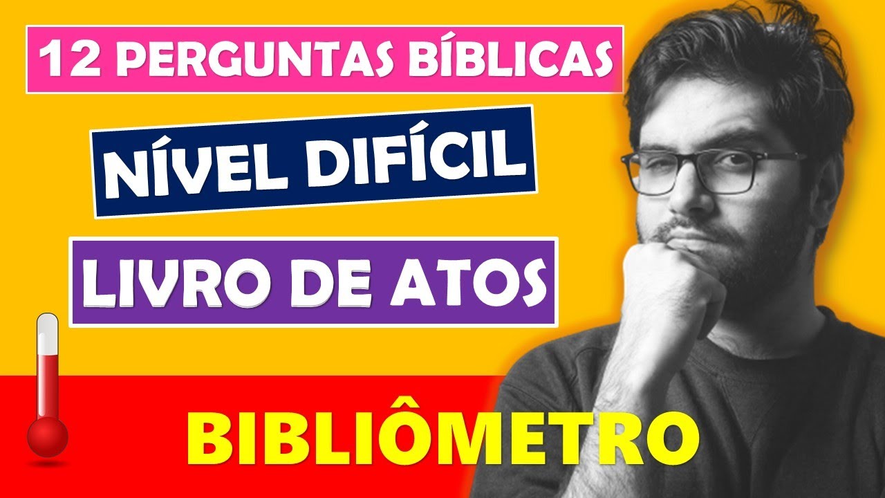 63 Perguntas Bíblicas: Quiz (nível médio) - Bíblia