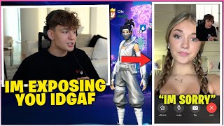 CLIX Exposed & PRESSED Breckie Hill On Live Stream After She Said This About Him (Fortnite Moments)