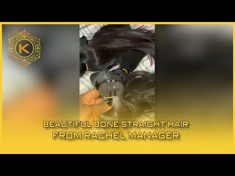 Video Beautiful Bone Straight Hair From Rachel Manager 56