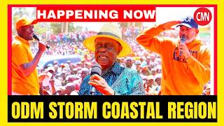 LIVE!!ODM PARTY STROM COASTAL REGION FOR LINDA GROUND MOVEMENT
