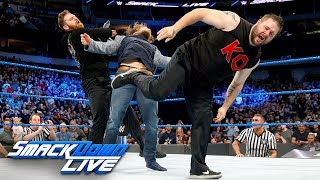 Kevin Owens And Sami Zayn Unleash A Brutal Assault On Daniel Bryan Smackdown Live March 20 2018