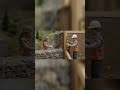 Miniature Construction World 🌍 | Amazing 10 Scene Engineering Build (Mini Trucks, Roads#shorts