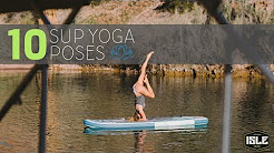 10 Yoga Positions on a stand up paddle board.