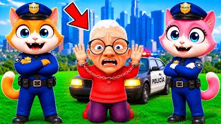 Me Convertí en POLICÍA con Mi NOVIA GATA en GTA 5!