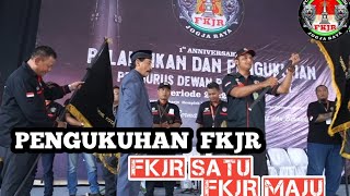ANIVERSARI DAN PENGUKUHAN FKJR SANGAT MERIAH ,SOLID KOMPAK SELALU