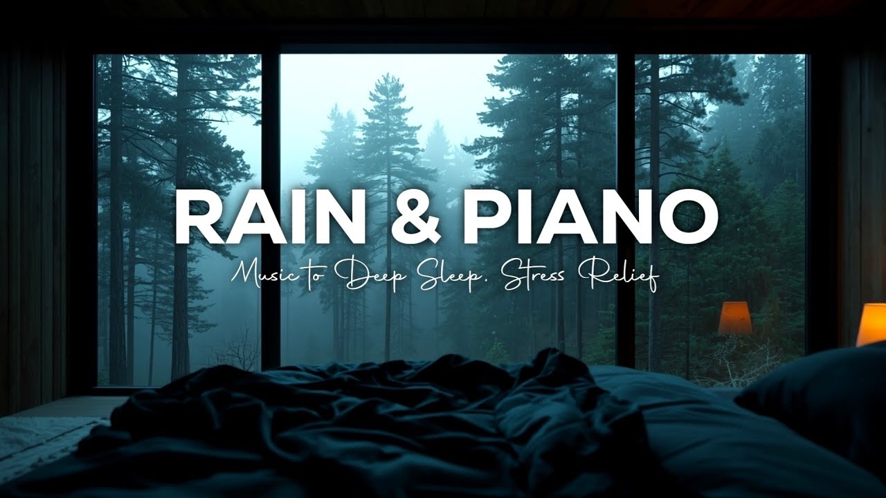 Fall A sleep Fast with Relaxing Piano Music & Rain Sounds for Deep ...