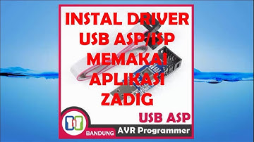 Instal USBasp USB ASP / ISP Pada Windows 10 W10 Untuk IDE Arduino Terbaru