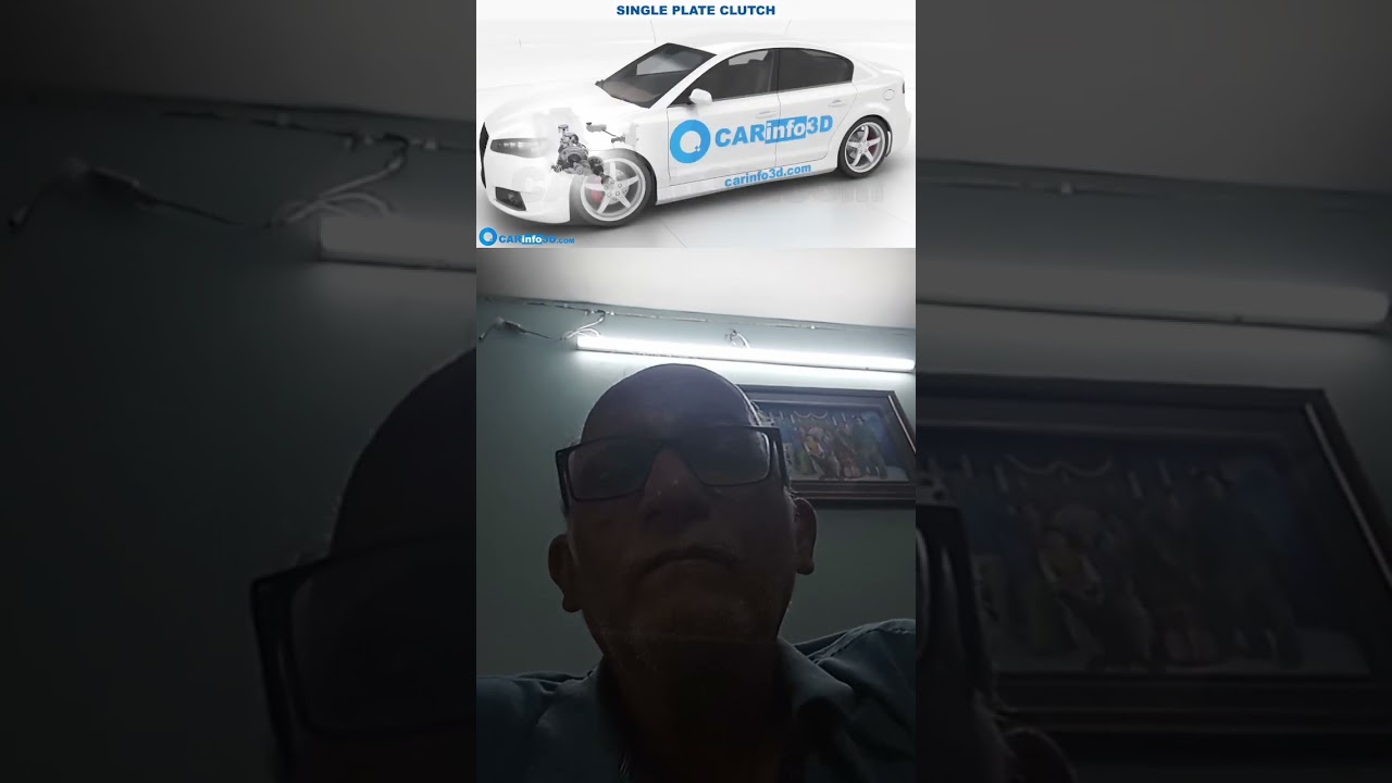 Car single clutch plate working 