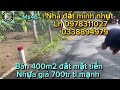 Chủ gửi bán 400m2 đất cln ,có 2 mặt đường nhựa 5m giá 700tr thương lượng mạnh