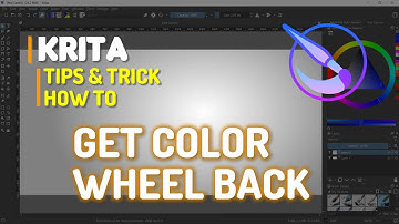 Krita How To Get Color Wheel Back