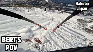BERT’S HAPPO HITS | 4K POV Skiing in Japan (RAW) 