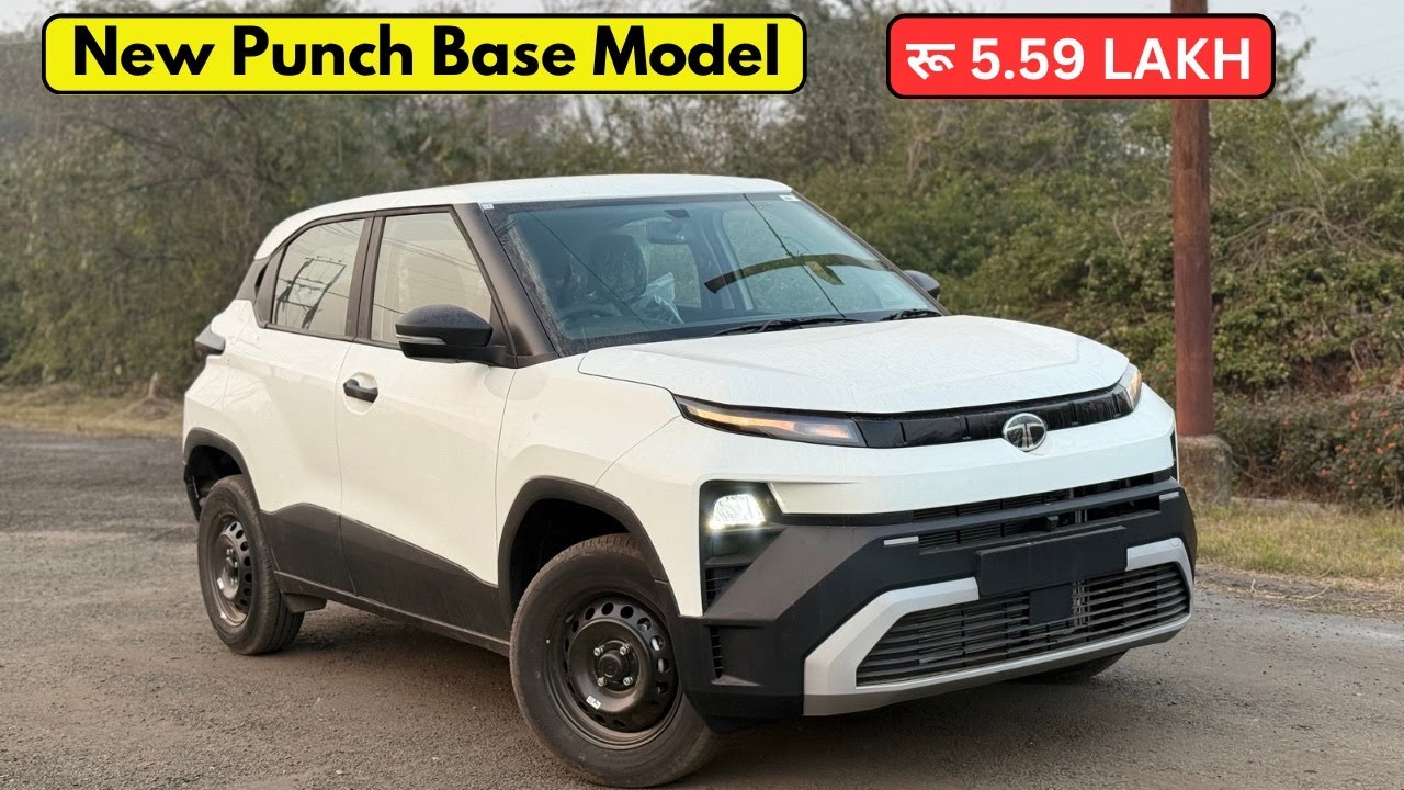 Tata Punch Facelift 2026 Base Model Detailed Walkaround Review | Punch Smart Base Model 2026