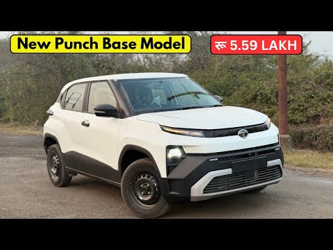 Tata Punch Facelift 2026 Base Model Detailed Walkaround Review | Punch Smart Base Model 2026