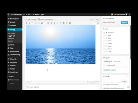 Video: Hvordan Lage En Bloggbakgrunn