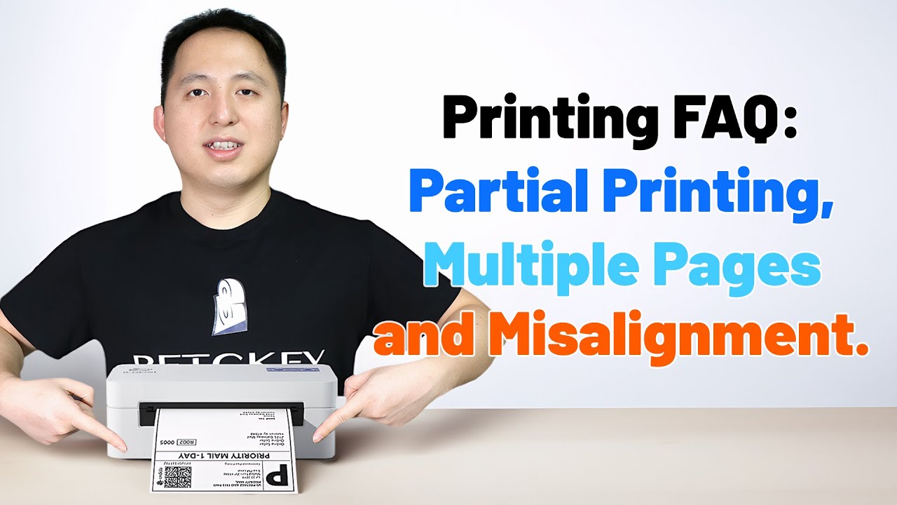 Printing FAQ: Partial Printing, Multiple Pages and Misalignment. - YouTube
