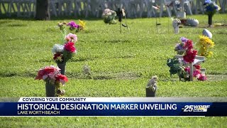 Black cemetery in Lake Worth Beach receives historical dedication