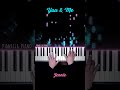 JENNIE - You &amp; Me Piano Cover #YouandMe #Jennie #PianellaPianoShorts