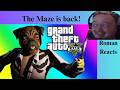 Roman Reacts| GTA5 - Murder Maze, But It's Disorganized As F****