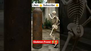 Skeleton kickboxing with oxygen: why AI art is evolving #shorts #shortsfeed #funny #ai #shortsvideo