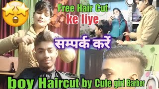 Buzz it Off! Girl Barber Dan Gregory Gets Buzz Cut after Growing 😮 for 1 Year Content