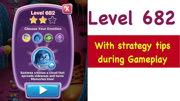 Inside Out Thought Bubbles - Level 682 - Tips and Strategy Gameplay Walkthrough No Boosters