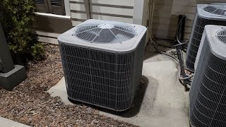 2010 Carrier Comfort 13 heat pump almost full defrost cycle