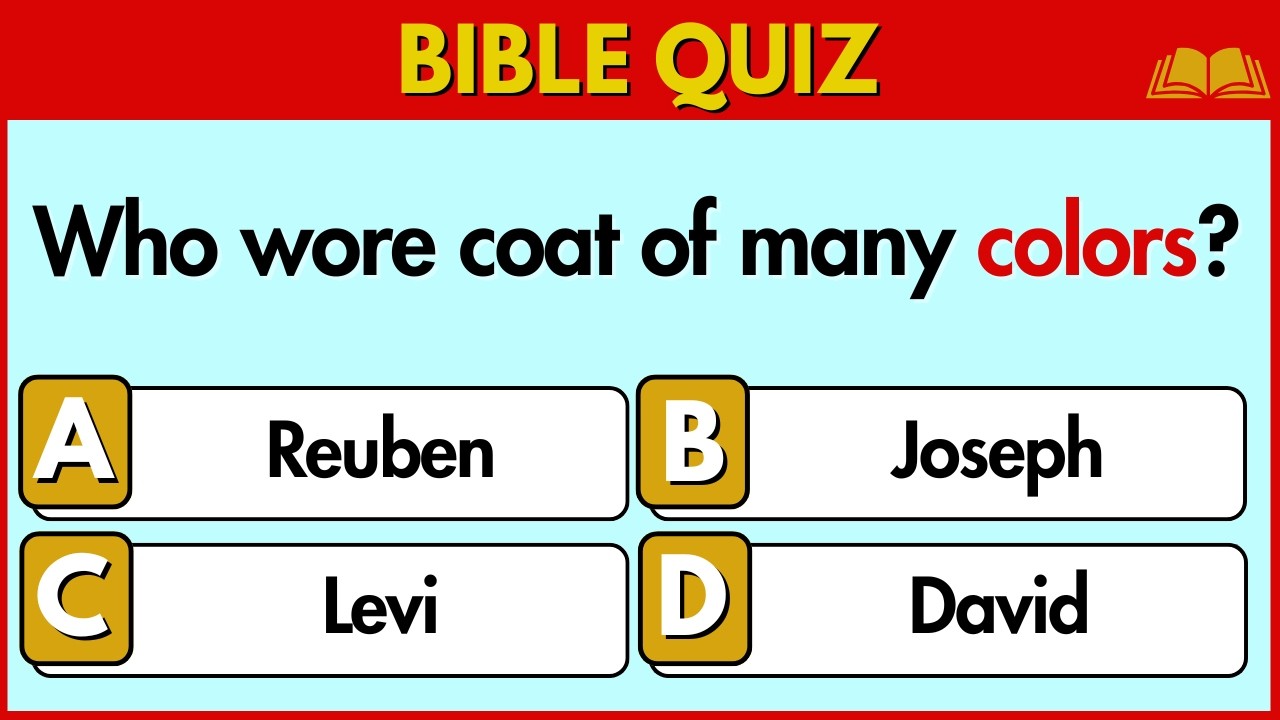 EASIEST Bible Quiz For Family Fun | 30/30 Super Easy Level ✅ #biblequiz