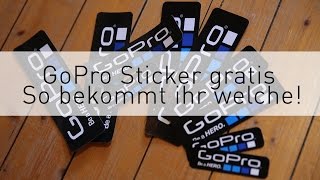 Gopro Sticker Aufkleber Gratis So Bekommt Ihr Welche