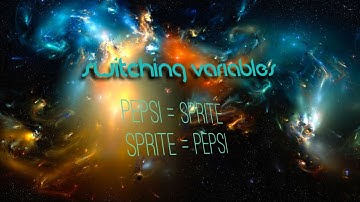 Learning java #3 (Switching variables)