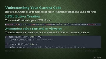 How to Reference Button Values in Django Views with Ease