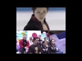 Team Japan cheering for Shoma Uno FS WTT 2017