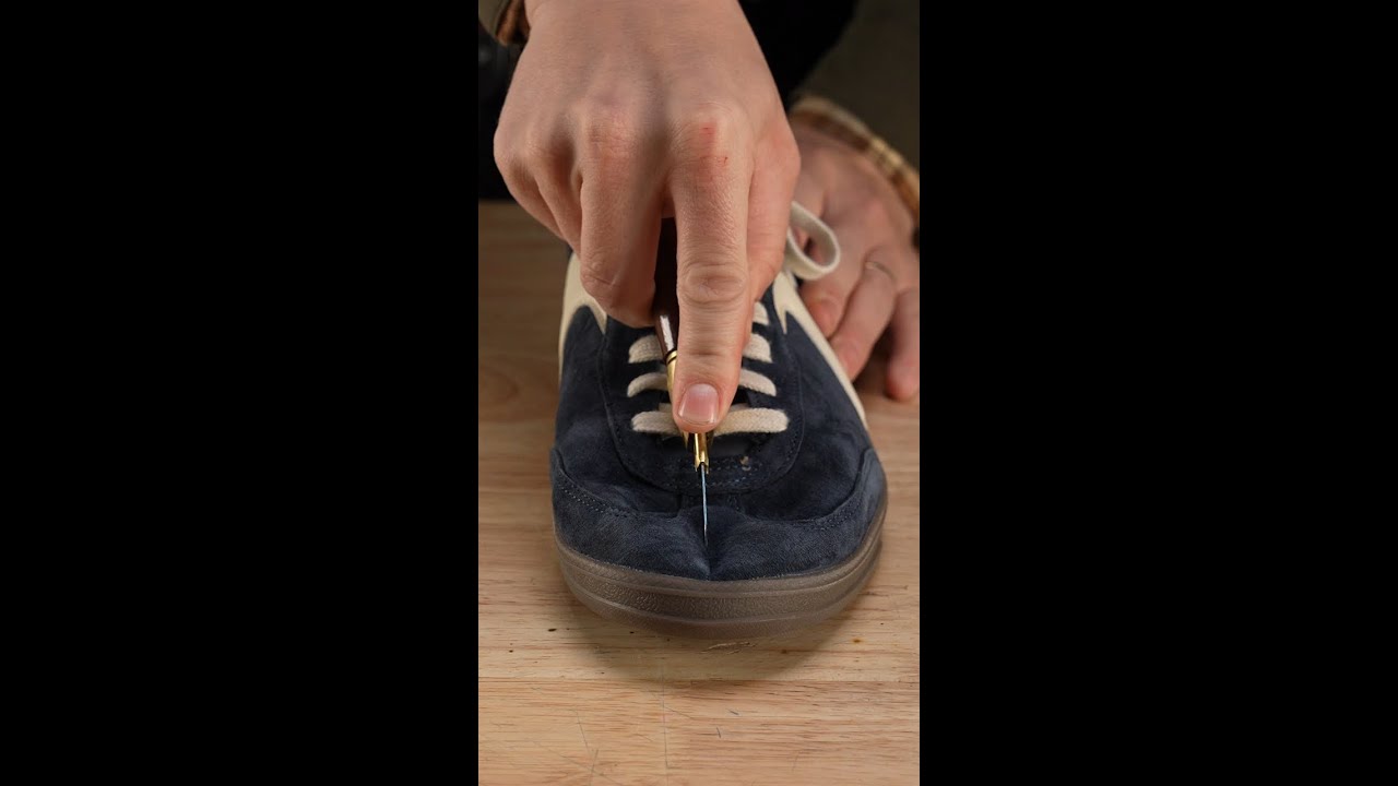 Cutting the Skechers Hotshot in half to see what's inside. Full video is up on the main channel