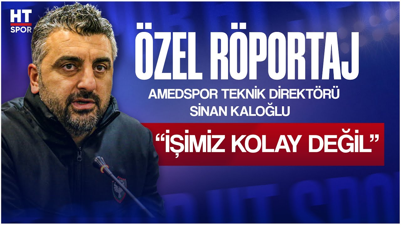 Amedspor Teknik Direktörü Sinan Kaloğlu, taraftarlara seslendi! “Bize inanmalarını diliyorum