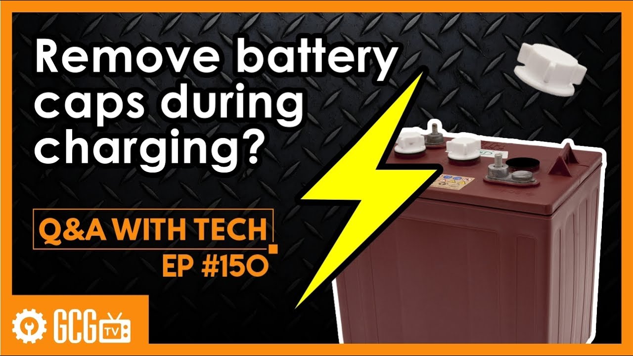 Remove battery caps during charging? Golf Cart Garage I Episode 150
