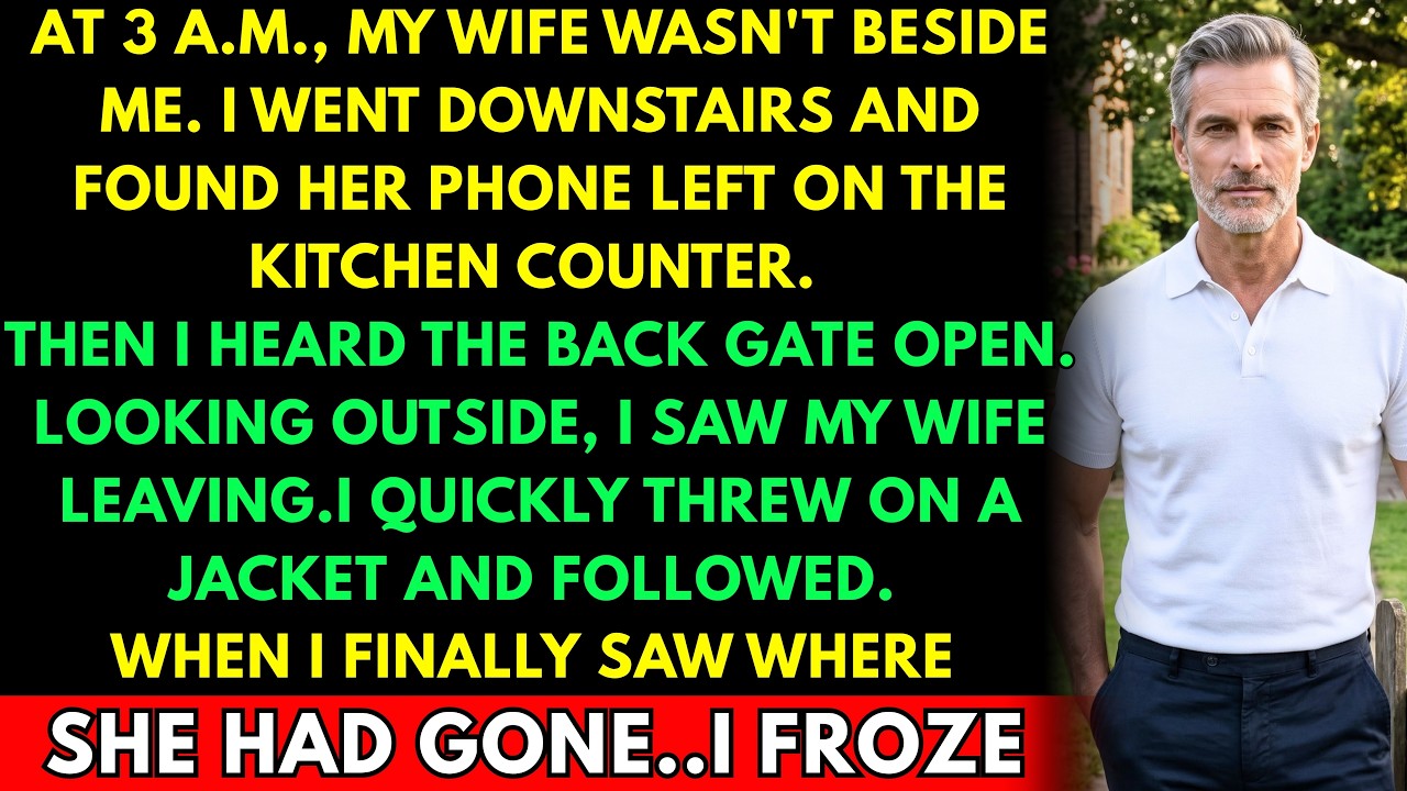 I followed my wife through the dark neighborhood at 2:00 AM and watched her walk into another man's house like she belonged there. Then a little girl ran out and wrapped her arms around Rachel's...