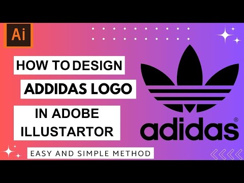 ADDIDAS LOGO DESIGN || ADOBE ILLUSTRATOR || EASY FOR BEGINNERS..