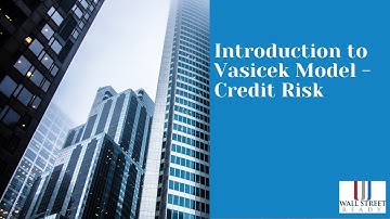 FRM - Vasicek Model to Measure Credit Risk