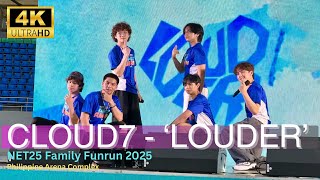 [FANCAM] CLOUD 7 - ‘LOUDER’  Performance at NET25 Family Run 2025 Philippine Arena Complex (082325)