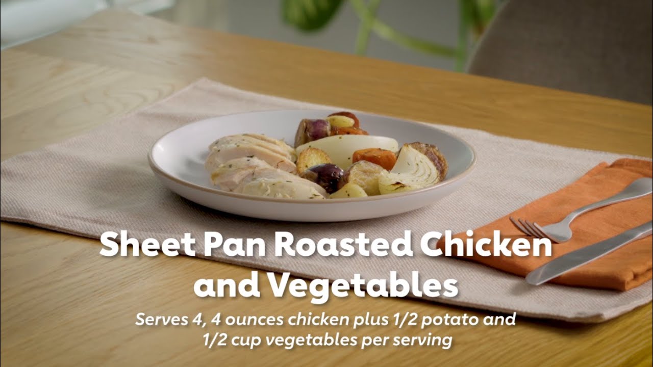 Sheet Pan Roasted Chicken and Vegetables