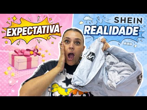 TUDO O QUE COMPREI NA SHEIN🛍️EXPECTATIVA VS REALIDADE😨