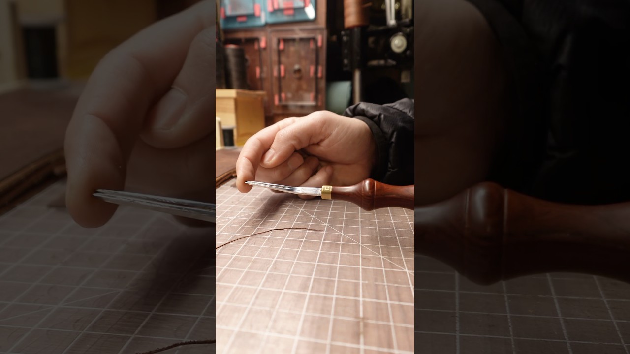 Основы работы с кожей. Инструмент для снятия фаски. 