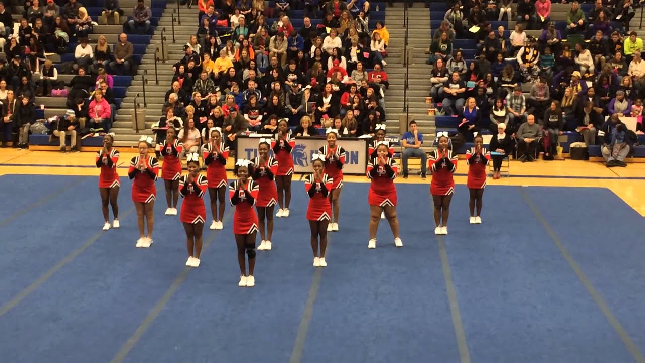 Oak Park cheer round 1 at WWT - 2014-15 - YouTube
