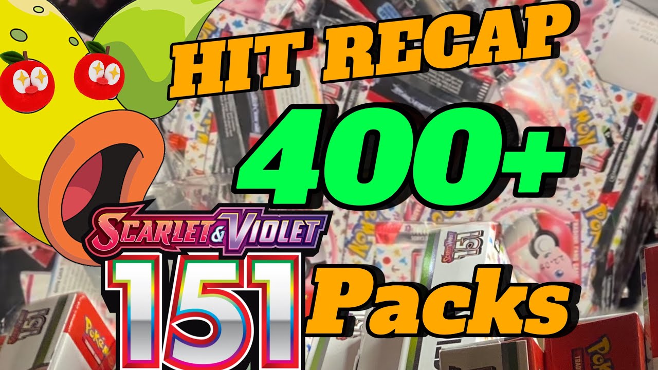 I opened 400+ packs of Pokemon 151 - here’s what I got - YouTube