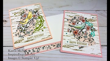 Bird Ballad Birthday Card for Gram