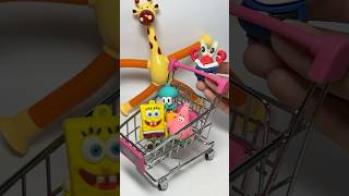 Spongebob and Friends Push Cart! 🛒🤯😱😍