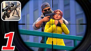 Pure Sniper: Gun Shooter - Rescue the Hostages - Gameplay Walkthrough Part 1 (iOS, Android) screenshot 1