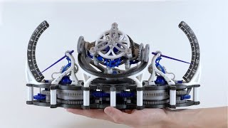 It’s Complicated - 3D Printed Triple - Axis Tourbillon Mechanical Clock