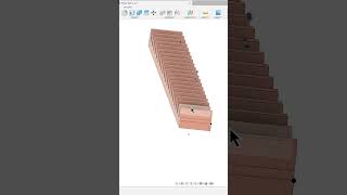 Part 7 - Extruding the Rack. Using the 3 Point Rectangle tool to connect all the rack teeth.