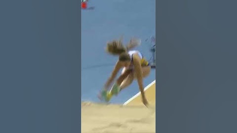 Thumbnail of Beautiful womens long jump🥵(Laura Martinez) #shorts