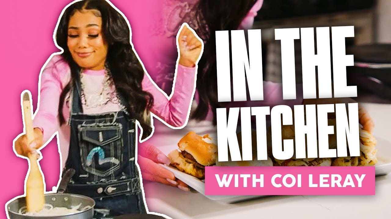 Coi Leray BEATS meat in the kitchen 